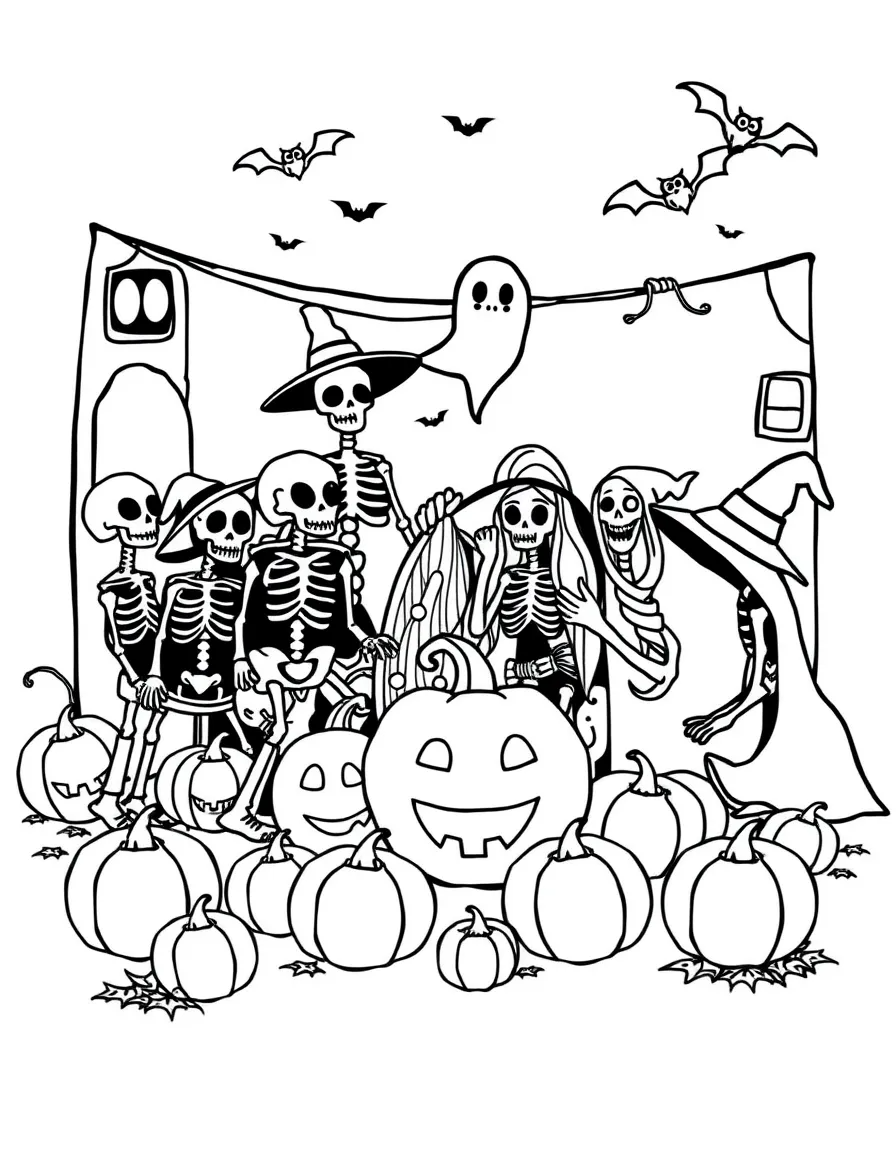 30 free halloween coloring pages pdf png printables 